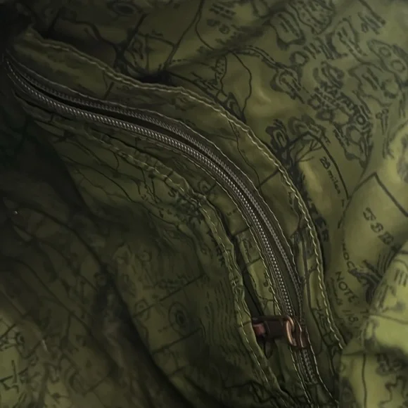 L.L.Bean Waxed Canvas Crossbody Bag - Picture 3 of 3